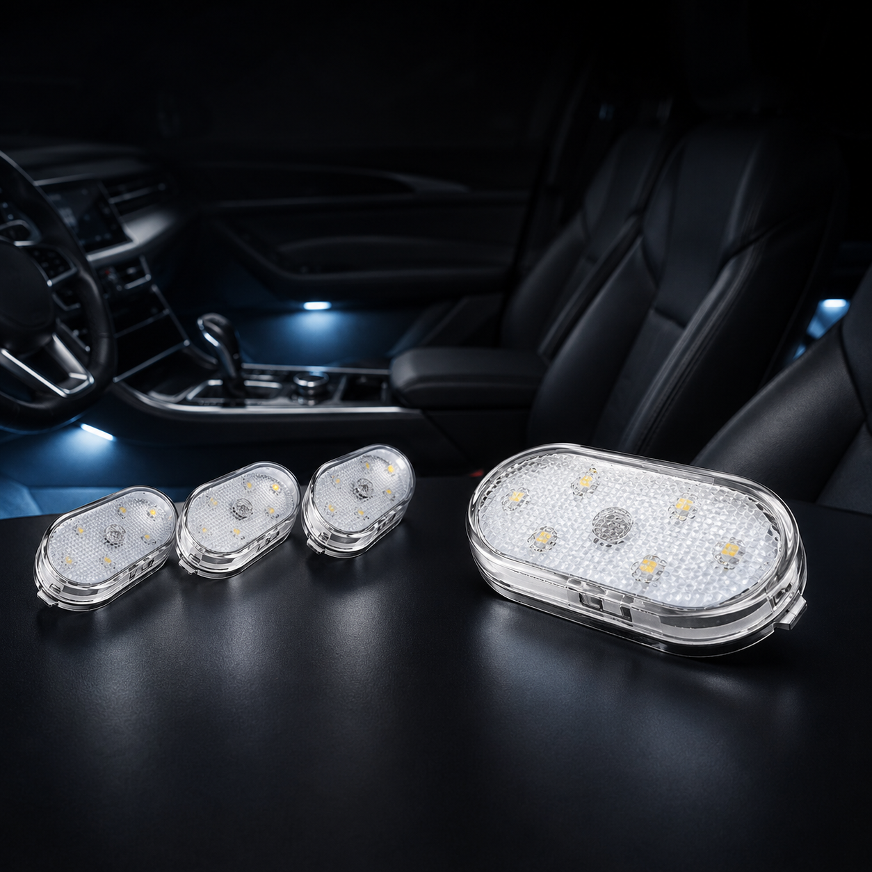 LuxDrive Touch – 4 Luces Ambientales para Carro
