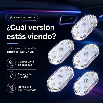 LuxDrive Touch – 4 Luces Ambientales para Carro