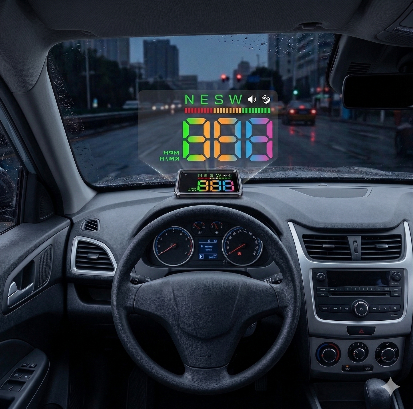 Velocímetro Frontal Para Parabrisas